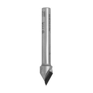 Frez diamentowy PCD Z1 D12,7 I11 S8 a60° do fazowania krawędzi ITA TOOLS FDH.12.011.08.0SR