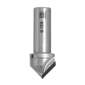 Frez diamentowy PCD Z1 D30 I15 S20 a45° do fazowania krawędzi ITA TOOLS FDH.30.015.20.0SR