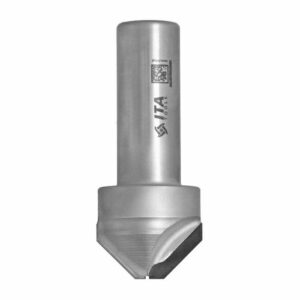 Frez diamentowy PCD Z1+1 D33 I12 S20 a45° do fazowania krawędzi ITA TOOLS FDH.33.012.20.0SR