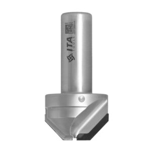 Frez diamentowy PCD Z1+1 D42 I12 S20 a45° do fazowania krawędzi ITA TOOLS FDH.42.012.20.0SR