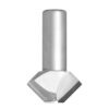 Frez diamentowy PCD Z2+1 D45 I15 S20 a45° do fazowania krawędzi ITA TOOLS FDH.45.015.20.4SR