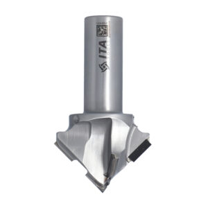 Frez diamentowy PCD Z2+2 D50 I25 S20 a45° do fazowania krawędzi ITA TOOLS FDH.50.025.20.0SR