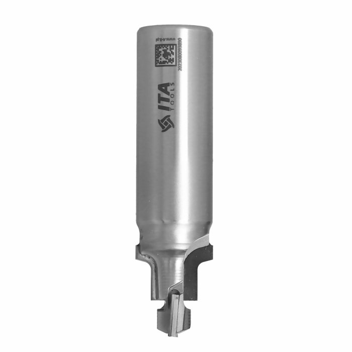 Frez diamentowy PCD Z2+2 D20 I19,4 S20 R2 do zaokrąglania krawędzi ITA TOOLS FDI.20.019.20.0SR
