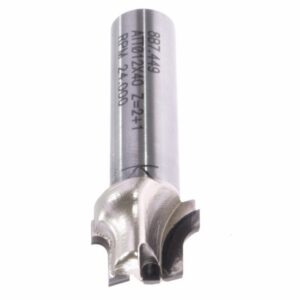 Frez diamentowy PCD Z2+1 D22,7 I8,7 S12 Pozytyw R3 do zaokrąglania krawędzi ITA TOOLS FDI.22.009.12.1SR