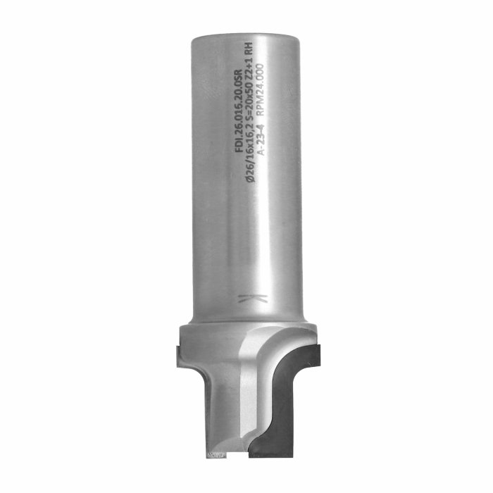 Frez diamentowy PCD Z2+1 D26 I16,2 S20 R3 do zaokrąglania krawędzi ITA TOOLS FDI.26.016.20.0SR - obrazek 4