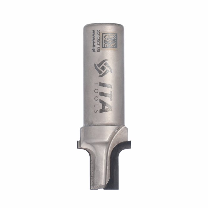 Frez diamentowy PCD Z2+1 D26 I19,5 S20 R4 do zaokrąglania krawędzi ITA TOOLS FDI.26.019.20.04R