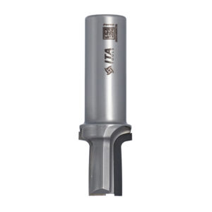 Frez diamentowy PCD Z1+1 D26 I26 S20 R3 do zaokrąglania krawędzi ITA TOOLS FDI.26.026.20.0SR