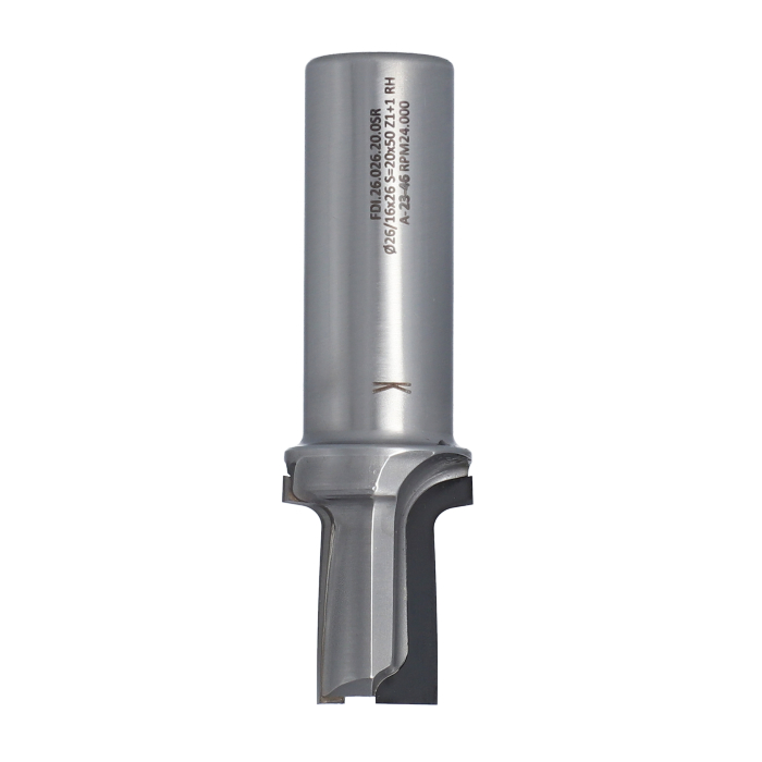 Frez diamentowy PCD Z1+1 D26 I26 S20 R3 do zaokrąglania krawędzi ITA TOOLS FDI.26.026.20.0SR - obrazek 4