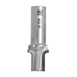 Frez diamentowy PCD Z2+1 D28 I24,4 S20 Pozytyw R3 do zaokrąglania krawędzi ITA TOOLS FDI.28.024.20.0SR