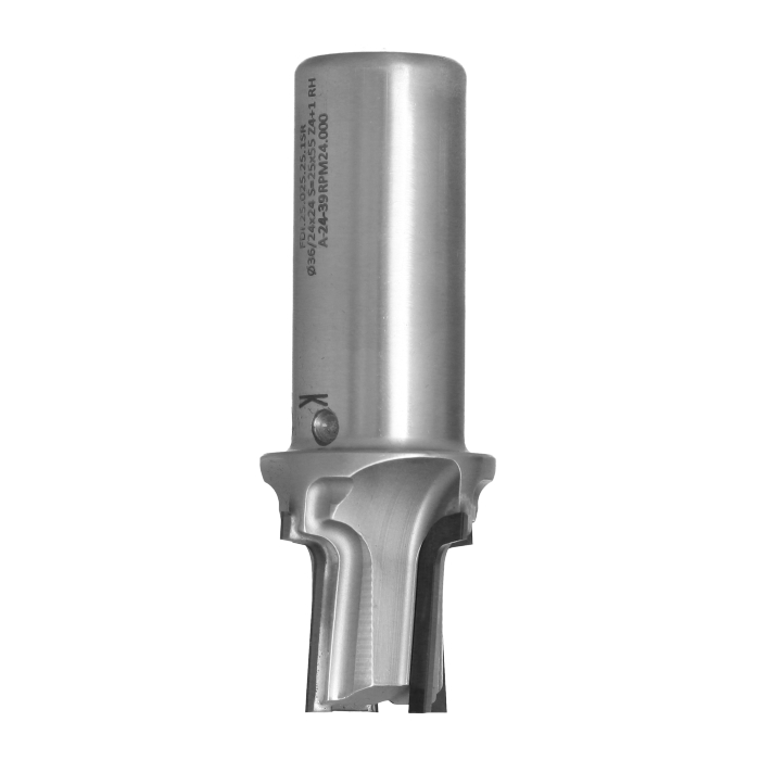 Frez diamentowy PCD Z4+1 D36 I24 S25 Pozytyw R3 do zaokrąglania krawędzi ITA TOOLS FDI.36.024.25.3SR - obrazek 4