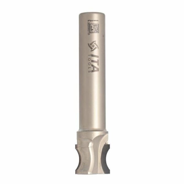 Frez diamentowy PCD Z2 D25,8 I22 S20 R12,5 typu półwałek ITA TOOLS FDJ.25.022.20.0SR