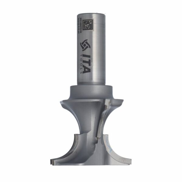 Frez diamentowy PCD Z2+2 D59 I31,5 S20 Poz./Neg. R15,75 typu półwałek ITA TOOLS FDJ.59.031.20.0SR