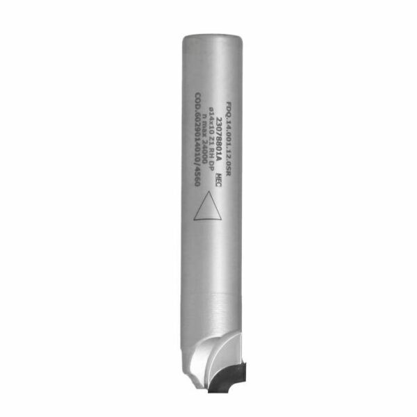 Frez diamentowy PCD Z1 D14 I1,5 S12 R2 typu ćwierćwałek ITA TOOLS FDQ.14.001.12.0SR