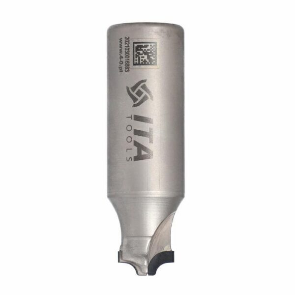 Frez diamentowy PCD Z2 D18,7 S8 R3 typu ćwierćwałek ITA TOOLS FDQ.18.008.08.03R