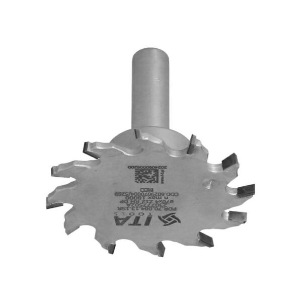 Frez diamentowy PCD Z12 D70 I4 S13 do rowkowania ITA TOOLS FDR.70.004.13.1SR