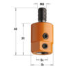 Oprawka szybkomocująca do wierteł M8 d10 D19,5 LH CMT Orange Tools 301.000.02