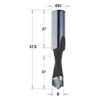 Wiertło nieprzelotowe XTreme HM krótkie D7 I27 L57,5 S10x25 RH CMT Orange Tools 310.070.41