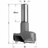 Wiertło puszkowe HM z łamaczem wióra krótkie D35 L57,5 S10x26 RH CMT Orange Tools 317.350.11C