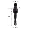 Wiertło nieprzelotowe HM z chwytem gwintowanym D5 I30 LB45 M8/9 LH CMT Orange Tools 352.050.12