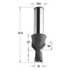 Wiertło nieprzelotowe HM z pogłębiaczem 45° D8 I13 L57,5 S10 RH CMT Orange Tools 376.083.11