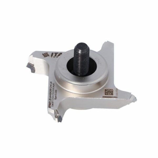 Głowica diamentowa promieniowa do okleiniarki R1,25 Z4 D76 HSK25R LH ITA TOOLS DGB.076025000.4LA1