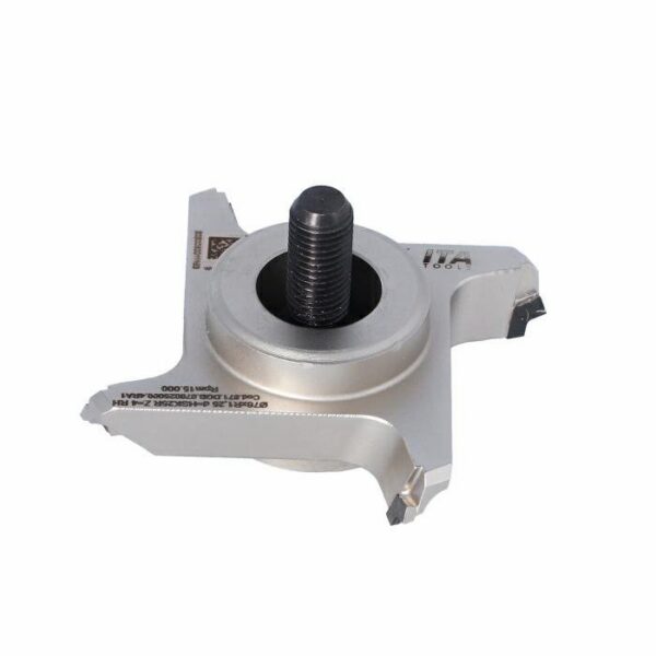 Głowica diamentowa promieniowa do okleiniarki R1,25 Z4 D76 HSK25R RH ITA TOOLS DGB.076025000.4RA1