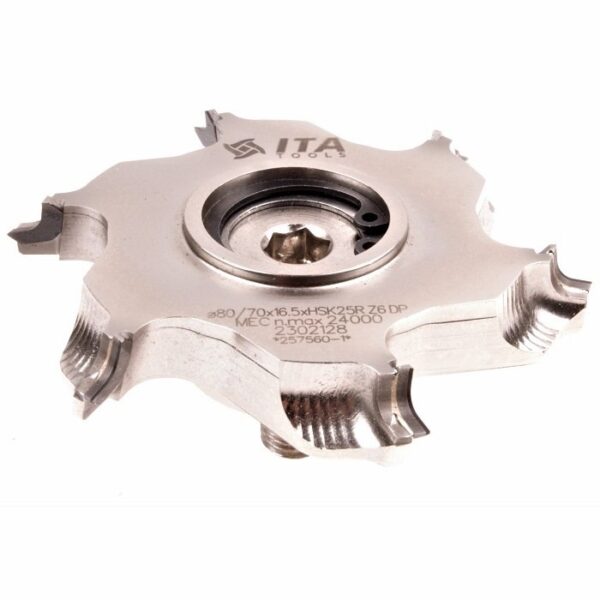 Głowica diamentowa promieniowa do okleiniarki R3 Z6 D80 HSK25R RH ITA TOOLS DGB.080025000.6RE0