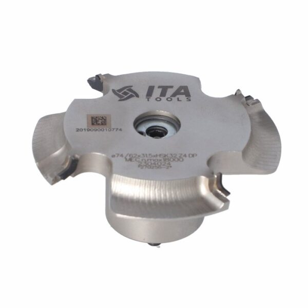 Głowica diamentowa promieniowa do okleiniarki R4 Z4 D80 HSK32 RH ITA TOOLS DGB.080032000.4RG0