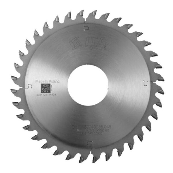 Piła diamentowa PCD do rowkowania D150 F40 Z36 K4/3 H6 PF ITA TOOLS DSR.150040036.046