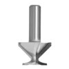 Frez diamentowy PCD Z2 D27 I24 S12,7 R18 profilowy ITA TOOLS FDX.27.024.13.0SR
