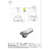 Frez diamentowy PCD Z2 D50 I10 S25 R9 POZ. wiercący profilowy ITA TOOLS FFR.50.010.25.0SR