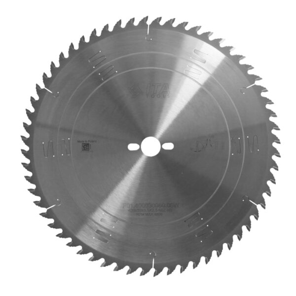 Piła tarczowa HM do cięcia poprzecznego drewna D400 F30 Z48 K3,5/2,5 NS ITA TOOLS P01.400030048.00W