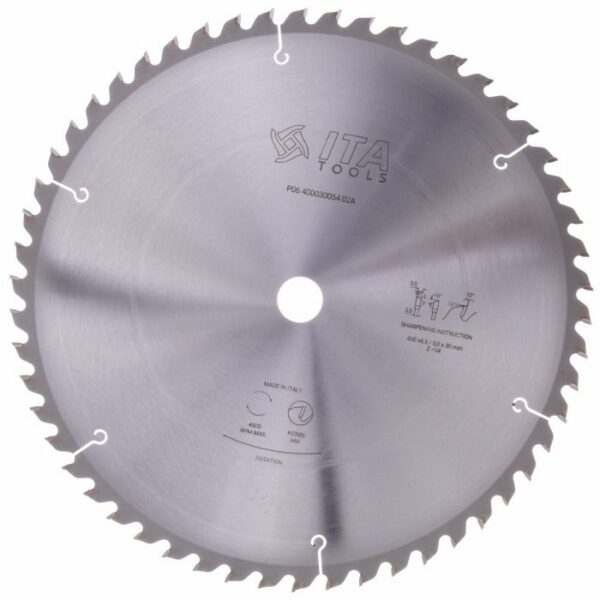 Piła tarczowa HM do optymalizerek D400 F30 Z72 K4,4/3,2 NS ITA TOOLS P06.400030072.00W