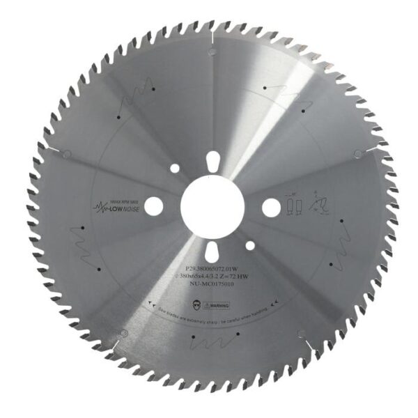 Piła tarczowa HM z powłoką chromową do pilarki panelowej D400 F65 Z72 K4,4/3,2 TP ITA TOOLS P29.400065072.01W