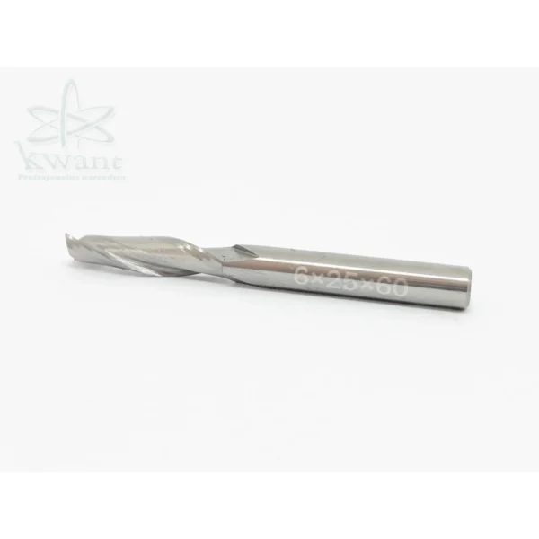Frez spiralny HM 6x25/60 Z=2 pozytyw